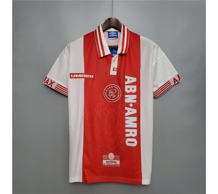 Ajax 97/98 Home Red&White Soccer Jersey